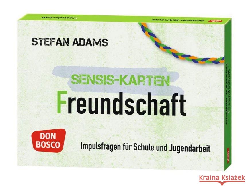 Sensiskarten Freundschaft : Ins Gespräch kommen - wahrnehmen - stärken .. Inkl. methodisches Begleitheft Adams, Stefan 4260179513572 Don Bosco Medien - książka