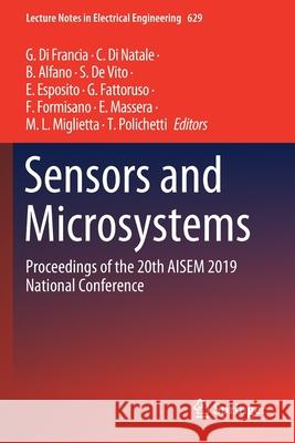 Sensors and Microsystems: Proceedings of the 20th Aisem 2019 National Conference G. D C. D B. Alfano 9783030375607 Springer - książka