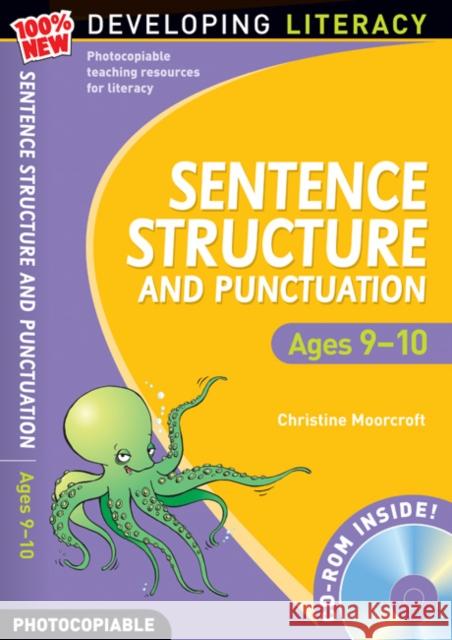 Sentence Structure and Punctuation - Ages 9-10 : 100% New Developing Literacy Christine Moorcroft 9780713684582  - książka
