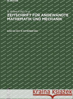 September 1980 H Heinrich, G Schmid, No Contributor 9783112649855 De Gruyter - książka