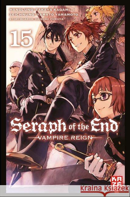 Seraph of the End. Bd.15 : Vampire Reign Kagami, Takaya; Yamamoto, Yamato; Furuya, Daisuke 9782889217984 Kazé Manga - książka