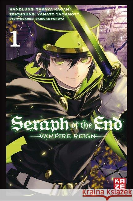 Seraph of the End. Bd.1 : Vampire Reign Kagami, Takaya; Furuya, Daisuke; Yamamoto, Yamato 9782889217847 Kazé Manga - książka