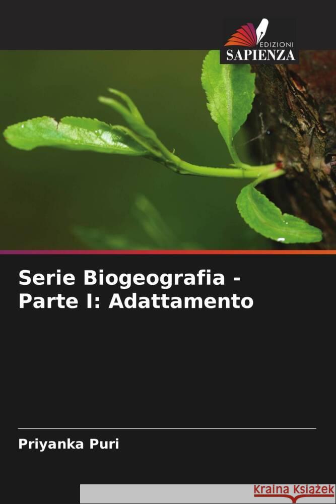 Serie Biogeografia - Parte I: Adattamento Priyanka Puri 9786207201105 Edizioni Sapienza - książka
