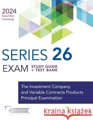 Series 26 Exam Study Guide + Test Bank The Securities Institute of America 9781959462965 Securities Institute of America - książka
