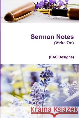 Sermon Notes Fay Singleton 9781716022289 Lulu.com - książka