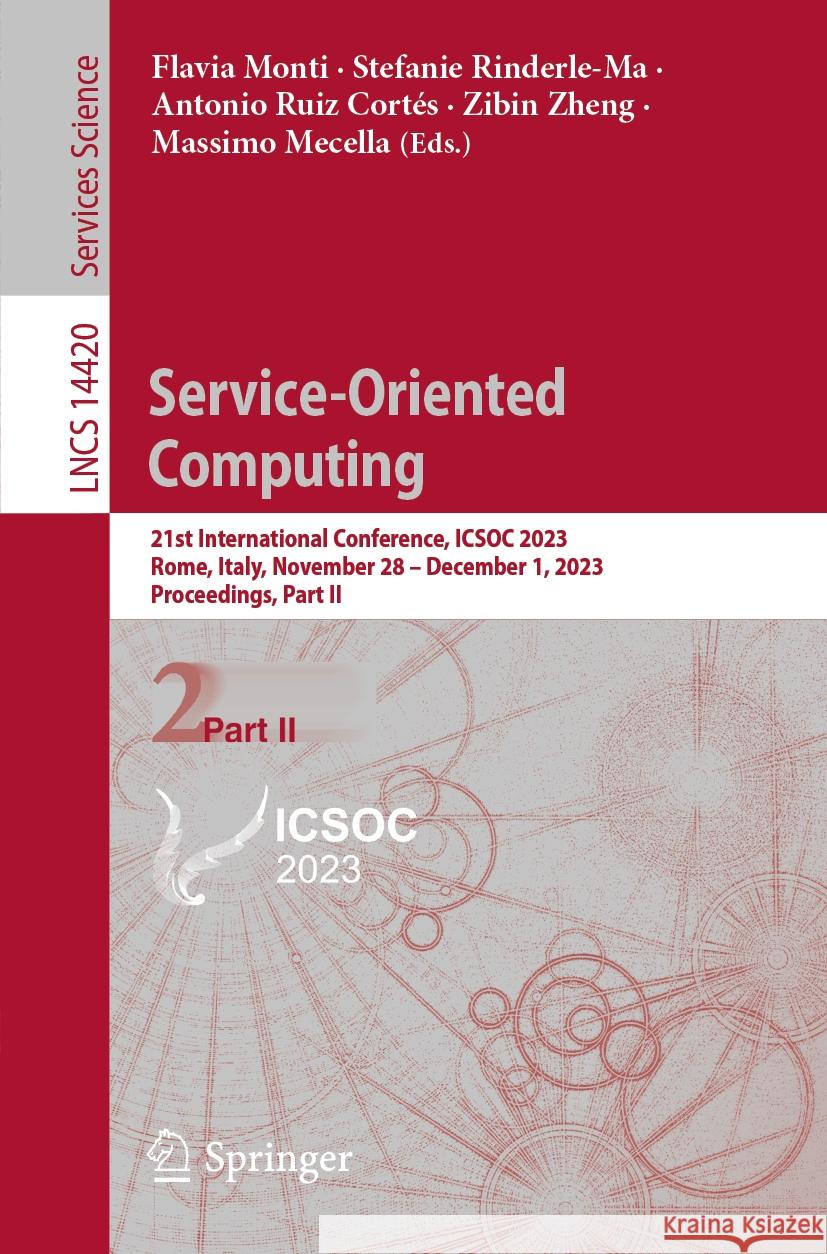 Service-Oriented Computing  9783031484230 Springer Nature Switzerland - książka