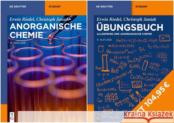 [Set Anorganische Chemie, 10.A. Und Übungsbuch Allgemeine Und Anorganische Chemie 4.A.] Riedel, Erwin 9783111009070 De Gruyter (JL) - książka