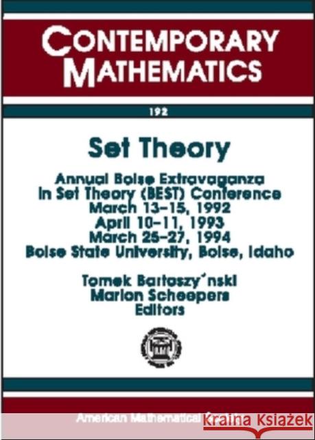 Set Theory  9780821803066 American Mathematical Society - książka