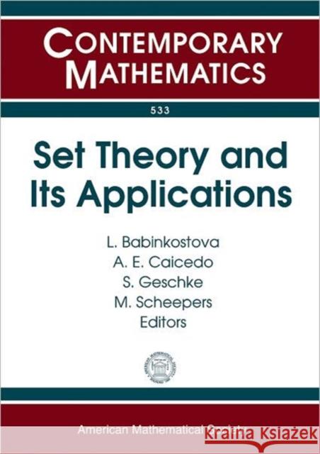 Set Theory and Its Applications  9780821848128 American Mathematical Society - książka