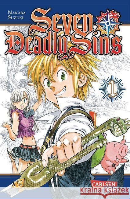 Seven Deadly Sins. Bd.1 : Mittelalterliche Fantasy-Action mit Witz Nakaba, Suzuki 9783551734716 Carlsen - książka