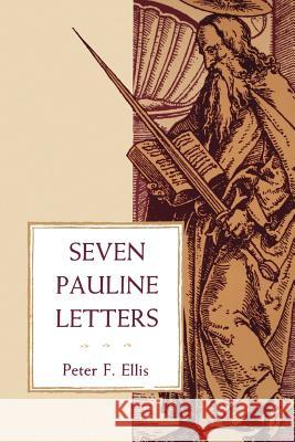 Seven Pauline Letters Peter F. Ellis 9780814612453 Liturgical Press - książka