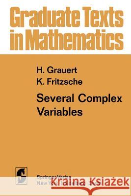 Several Complex Variables H. Grauert K. Fritzsche 9781461298762 Springer - książka