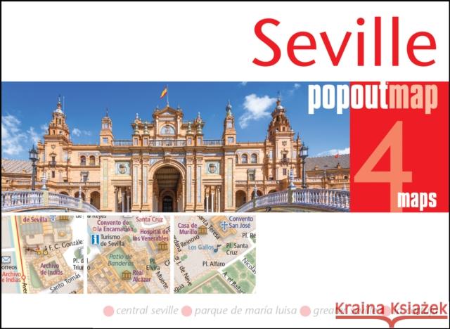 Seville PopOut Map PopOut Maps 9781917131285 Heartwood Publishing - książka
