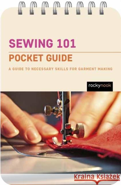 Sewing 101: Pocket Guide Rocky Nook 9798888140659 Rocky Nook - książka