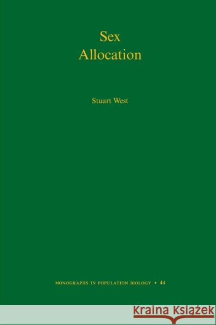 Sex Allocation Stuart A. West 9780691089645 Princeton University Press - książka