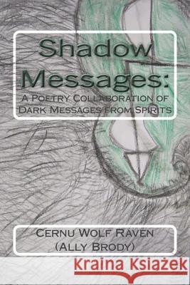 Shadow Messages: : A Poetry Collaboration of Dark Messages from Spirits Cernu Wolf Raven (All Allison E. Brody 9781500166953 Createspace - książka