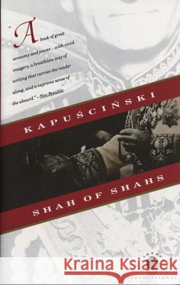 Shah of Shahs Ryszard Kapuscinski 9780679738015 Vintage Books USA - książka