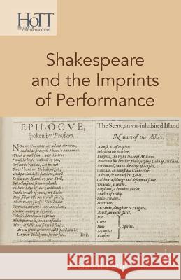 Shakespeare and the Imprints of Performance J. Gavin Paul 9781349493937 Palgrave MacMillan - książka