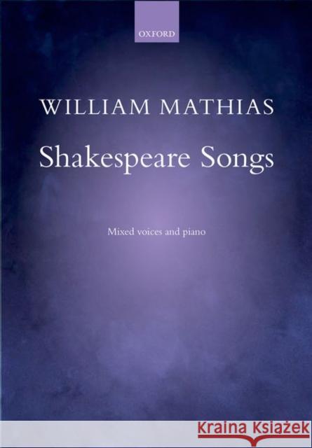 Shakespeare Songs Vocal Score  9780193411906  - książka