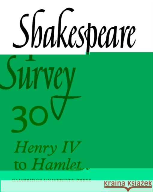 Shakespeare Survey Kenneth Muir Jonathan Bate Michael Dobson 9780521523684 Cambridge University Press - książka