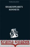 Shakespeare's Sonnets Kenneth Muir 9780415352987 Routledge