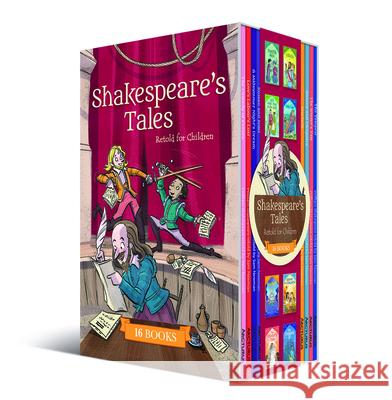 Shakespeare's Tales Retold for Children: 16-Book Box Set Samantha Newman Ceej Rowland 9781398815247 Arcturus Editions - książka