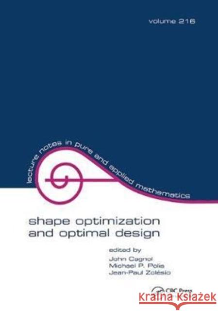 Shape Optimization and Optimal Design  9781138413313  - książka