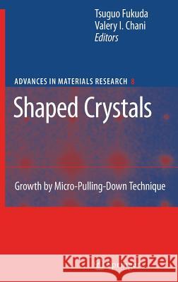 Shaped Crystals: Growth by Micro-Pulling-Down Technique Fukuda, Tsuguo 9783540712947 Springer - książka