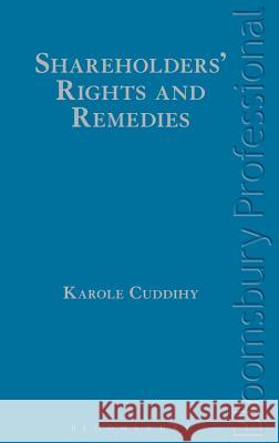 Shareholders' Rights and Remedies: A Guide to Irish Law Karole Cuddihy 9781780430188  - książka