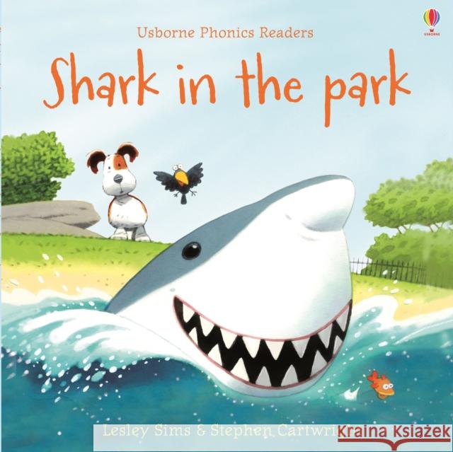 Shark in the Park Lesley Sims 9781474970112 Usborne Publishing Ltd - książka