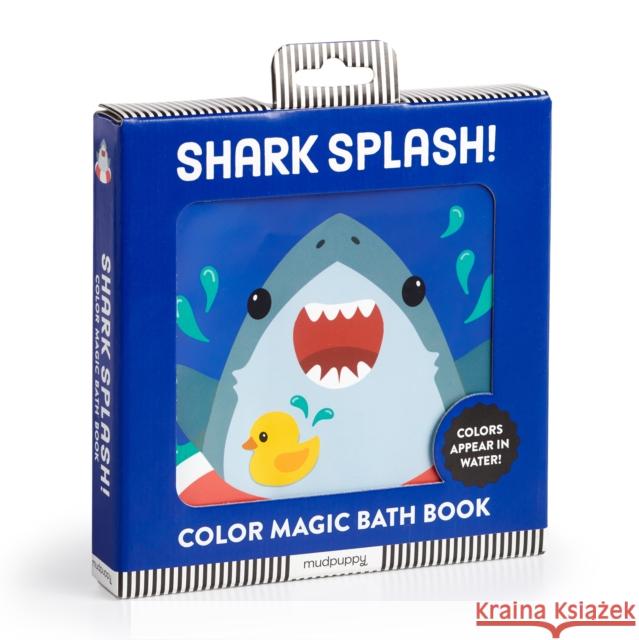 Shark Splash! Color Magic Bath Book Mudpuppy 9780735384026 Galison - książka