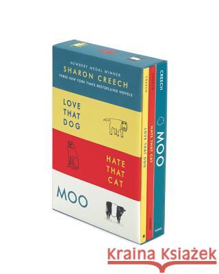 Sharon Creech 3-Book Box Set: Love That Dog, Hate That Cat, Moo Sharon Creech 9780062882578 HarperCollins - książka