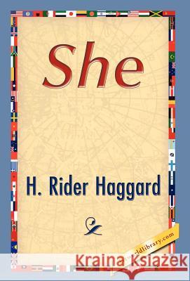 She Rider Haggard H 9781421844596 1st World Library - książka