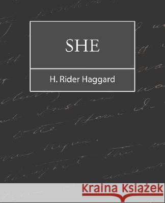 She Rider Haggard H 9781604246926 Book Jungle - książka