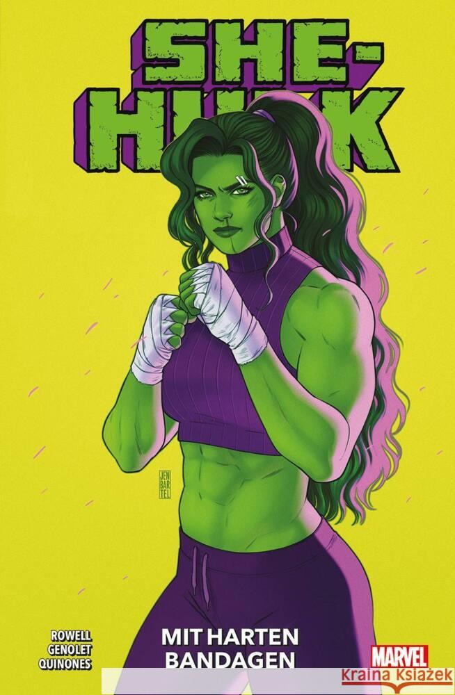 She-Hulk Rowell, Rainbow, Genolet, Andrés, Quinones, Andres 9783741636530 Panini Manga und Comic - książka