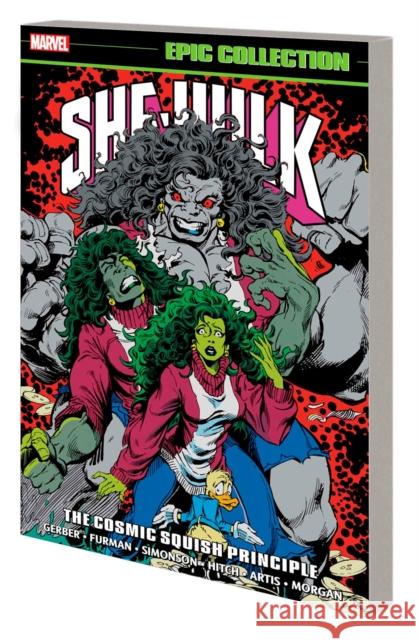 She-hulk Epic Collection: The Cosmic Squish Principle Steve Gerber 9781302951634 Marvel Comics - książka