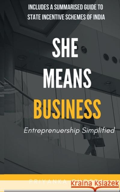 She Means Business Priyanka Chopra   9781639201945 Notion Press - książka