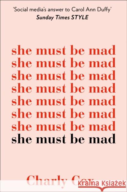 She Must Be Mad Charly Cox 9780008291662 HarperCollins Publishers - książka