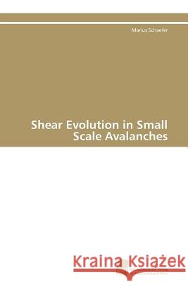 Shear Evolution in Small Scale Avalanches Marius Schaefer 9783838127385 S Dwestdeutscher Verlag F R Hochschulschrifte - książka