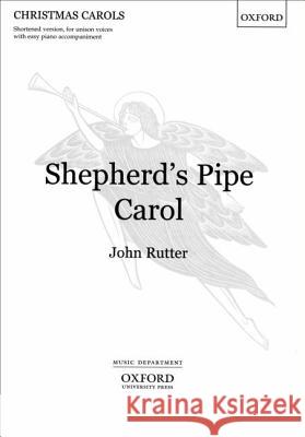 Shepherd's Pipe Carol: Vocal Score  9780193420410 Oxford University Press - książka