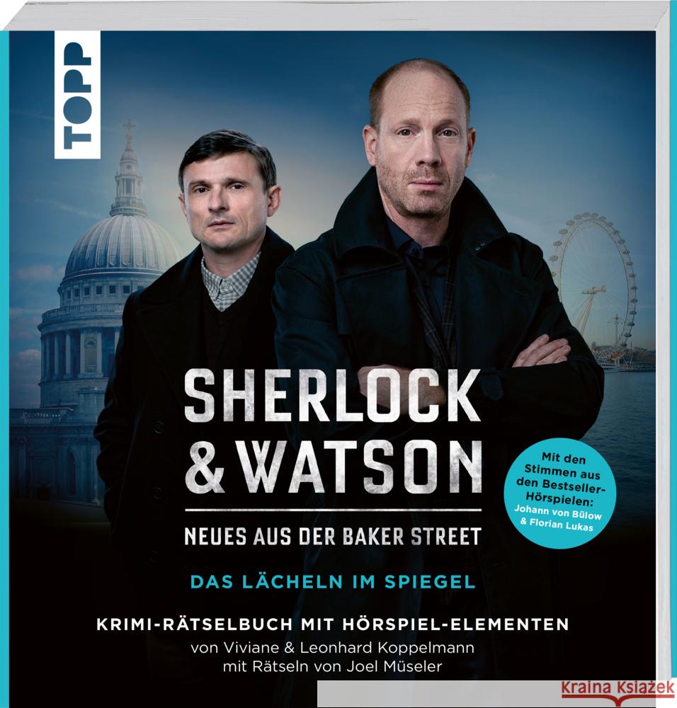 Sherlock & Watson - Neues aus der Baker Street: Das Lächeln im Spiegel Koppelmann, Viviane, Koppelmann, Leonhard, Müseler, Joel 9783772494451 Frech - książka