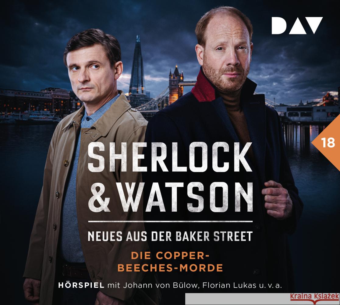 Sherlock & Watson - Neues aus der Baker Street: Die Copper-Beeches-Morde (Fall 18), 2 Audio-CD Koppelmann, Viviane 9783742432537 Der Audio Verlag, DAV - książka