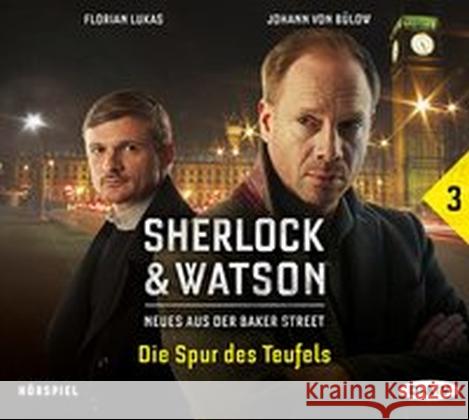 Sherlock & Watson - Neues aus der Baker Street: Die Spur des Teufels (Fall 3), 1 Audio-CD : Hörspiel Koppelmann, Viviane 9783862315208 Der Audio Verlag, DAV - książka