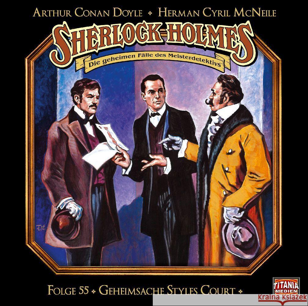 Sherlock Holmes - Folge 55, 1 Audio-CD Doyle, Arthur Conan, McNeile, Herman Cyril 9783785785300 Bastei Lübbe - książka