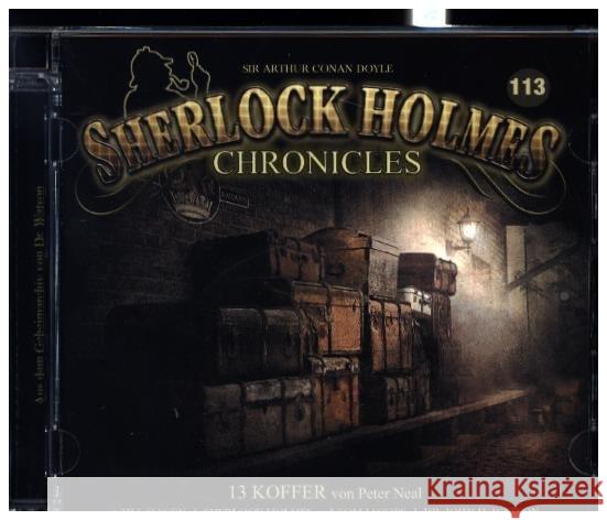 Sherlock Holmes Chronicles - 13 Koffer, 1 Audio-CD  9783960664246 WinterZeit AUDIOBOOKS HS - książka