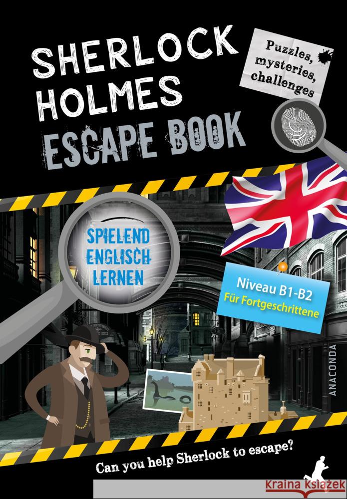 Sherlock Holmes Escape Book. Spielend Englisch lernen - für Fortgeschrittene Sprachniveau B1-B2 Saint-Martin, Gilles 9783730611555 Anaconda - książka