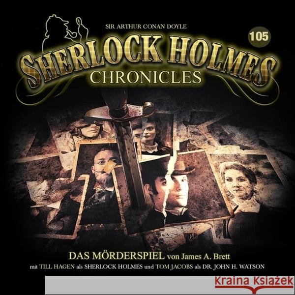 Sherlock Holnes Chronicles - Das Mörderspiel. Folge.105, 1 Audio-CD  9783960663980 WinterZeit AUDIOBOOKS HS - książka