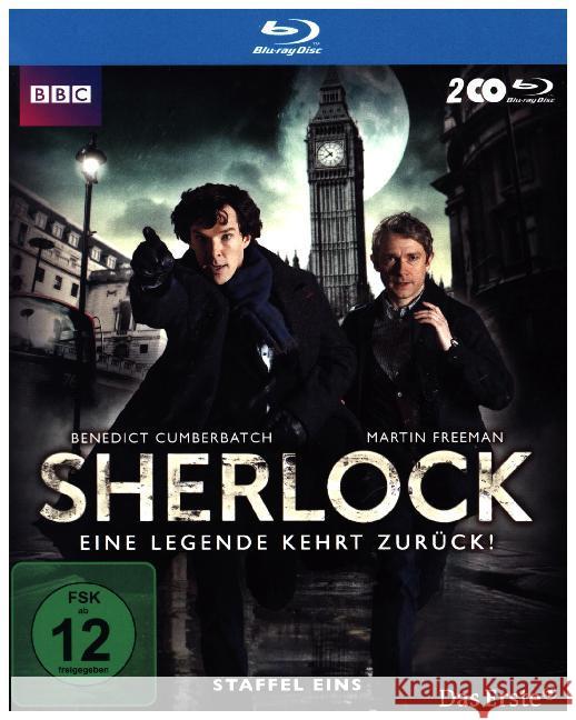 Sherlock. Staffel.1, 2 Blu-rays : Großbritannien  4006448360627 WVG Medien - książka