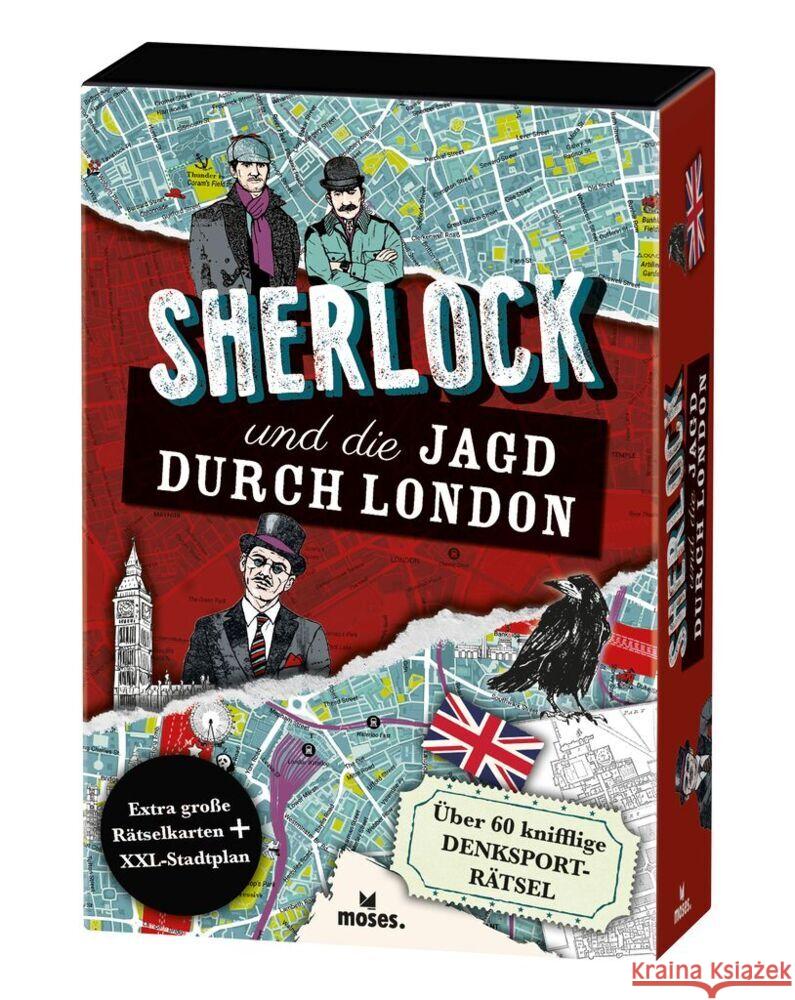 Sherlock und die Jagd durch London Vogel, Elke 9783964552020 moses. Verlag - książka