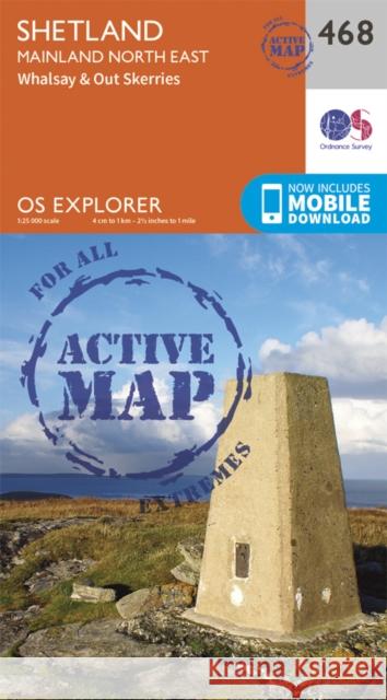 Shetland - Mainland North East Ordnance Survey 9780319473207 Ordnance Survey - książka